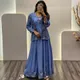 Blue__Saree Shop Villa Mall