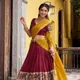 Multicolor Kalamkari Print with Golden Zari Accents__Rangritiya™