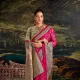 Soft Pink with Multicolor Madhubani + Bandhej Fusion Prints__Rangritiya™
