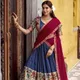Elegant Multi-Tone Kalamkari Print with Golden Zari Accents__Rangritiya™