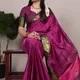 Vibrant Rani Pink with Golden Zari Border__Rangritiya™