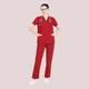Maroon__Organix Scrub