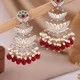 Silver and red__Sawariya Blings