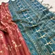 TEAL__SATI SAREE