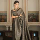 BLACK SILVER__Panihari Saree