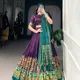 Purple & Teal Green__ERAVATI FASHION 