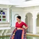 BLUE and RED__ERAVATI FASHION 