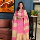 Baby pink With Tusar Stripe __Ansari Fashion