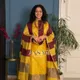 Gold with maroon stripe __Ansari Fashion