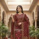 Royal maroon __Ansari Fashion