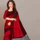 Red__Priya Saree