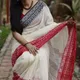 White__Priya Saree