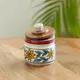 JARWhiteWithMulticolouredHand-Painting,LIDBrown__Dyana Core