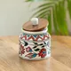 JARWhiteWithMulticolouredHand-Painting,LIDBrown__Dyana Core