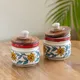 JARWhiteWithMulticolouredHand-Painting,LIDBrown__Dyana Core