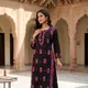 Black pink__PKZ Lucknawi Chikan