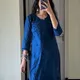 Navy blue__PKZ Lucknawi Chikan