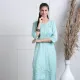 Semi green__PKZ Lucknawi Chikan