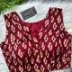 Maroon (gold-black ikat)__Istrikala