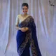 Dark Blue & Gold__Saptak Fashion
