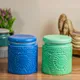 Royal Blue & Light Green__CLAYSTONE