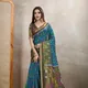Teal Blue & Olive Green Ikat__Wearifie