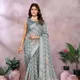 Greyish Blue Woven Floral__Wearifie