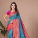 Peacock Blue & Pink__Wearifie