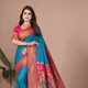Peacock Blue & Pink__Wearifie