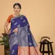 Silver - Dark Blue & Orange__Wearifie