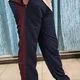 Navy Blue & Maroon__Lotwala