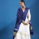 Royal Blue__Bandhani Villa