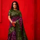 Purple & Green__Bandhani Villa