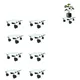 Pack of 4__Hind Stand