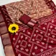 PA- Skin Colour With  Maroon Pallu With Bandhani Design__Joliza Fashion