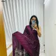 PA-Purple With White Dot Design & Tree Pallu__Joliza Fashion