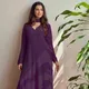 Dark Purple__Vastram Kurti
