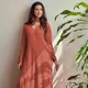 Sunset Orange __Vastram Kurti