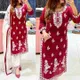 Red & White__Vastram Kurti