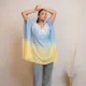 Butter Yellow & Light Blue Ombre Shaded__Timaraa