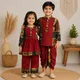 Royal Maroon & Heritage Patchwork Multi colour print__Nature Nook Kids