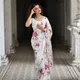 Deep Magenta Ivory White__Dheera