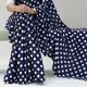 Navy Blue with White Polka Dots__Dheera