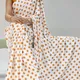 White with Mustard Orange Polka Dots__Dheera