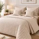 Beige & White