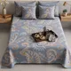 Blue With Golden & White Accents