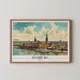Museum Canvas With Brown Frame__URBAN ALLURE STUDIO