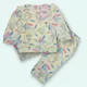 BLUE PINK LEAF PRINT__Chhota Bacha