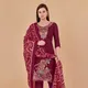 MAROON__Stree Vastra