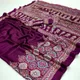 Maroon__The Ajrakh Saree